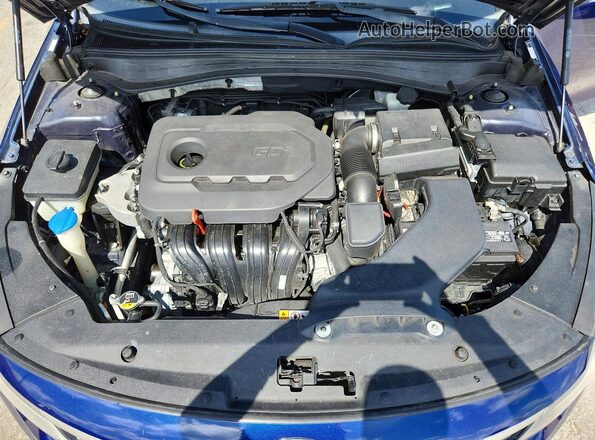 5XXGT4L30KG319452 2019 KIA OPTIMA Blue Вид задньої частини салону