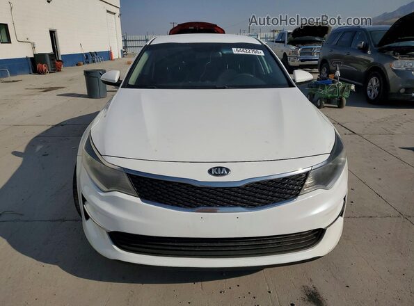 5XXGT4L31GG059652 2016 KIA OPTIMA White Դիմացի տեսք