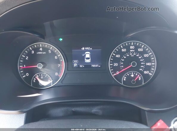 5XXGT4L32KG327780 2019 KIA OPTIMA Gray Vista de los asientos traseros