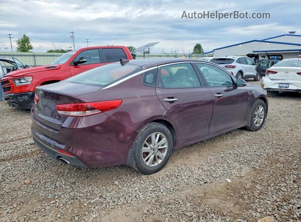 5XXGT4L33GG024112 2016 KIA OPTIMA Maroon Հետևի աջ