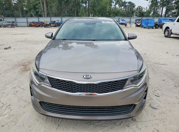 5XXGT4L33HG125331 2017 KIA OPTIMA Gray Դիմացի տեսք