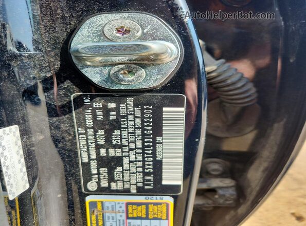 5XXGT4L33LG422902 2020 KIA OPTIMA Black ძრავის განყოფილების ხედი