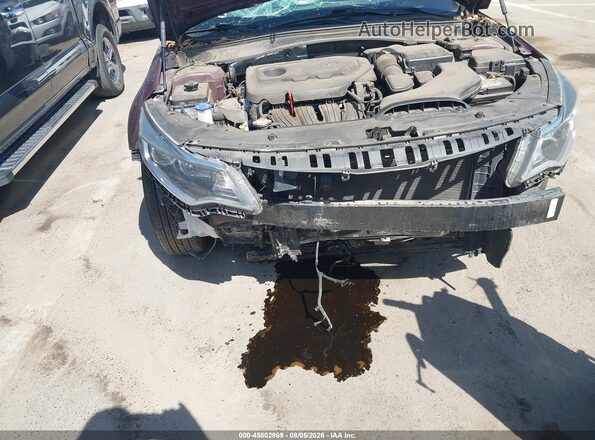 5XXGT4L34GG015354 2016 KIA OPTIMA Burgundy Vista frontal