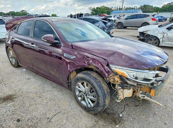 5XXGT4L34KG289730 2019 KIA OPTIMA Burgundy Przód prawy