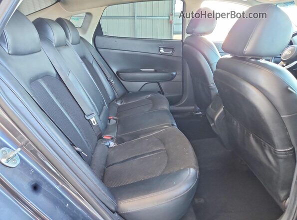 5XXGT4L34KG330583 2019 KIA OPTIMA Gray უკანა სავარძლების ხედი