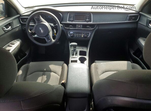5XXGT4L35GG120274 2016 KIA OPTIMA Black Widok deski rozdzielczej