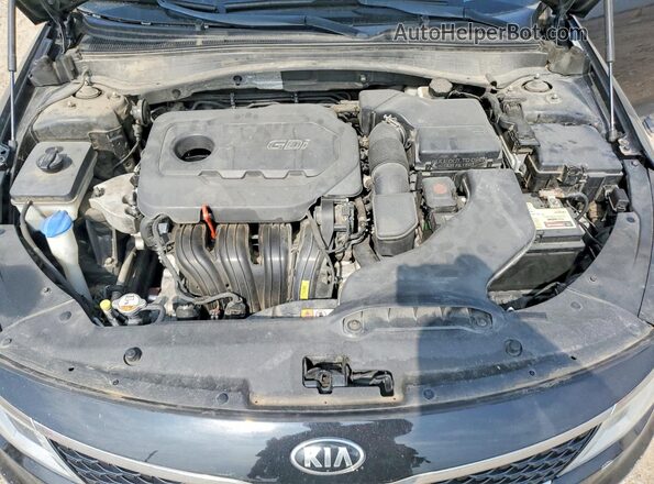 5XXGT4L35GG120274 2016 KIA OPTIMA Black Widok wnętrza z tyłu