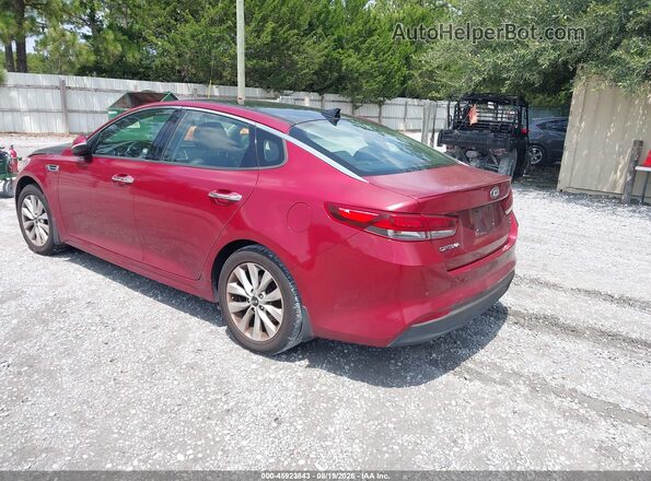 5XXGT4L35JG224979 2018 KIA OPTIMA Red Հետևի ձախ