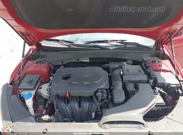 5XXGT4L35JG224979 2018 KIA OPTIMA Red Հետևի տեսք