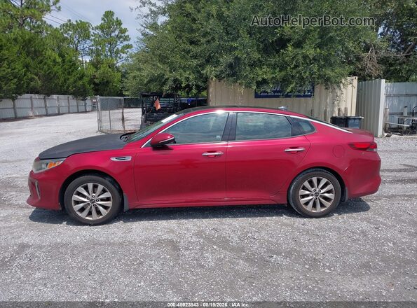 5XXGT4L35JG224979 2018 KIA OPTIMA Red Սալոնի 360 աստիճան տեսք