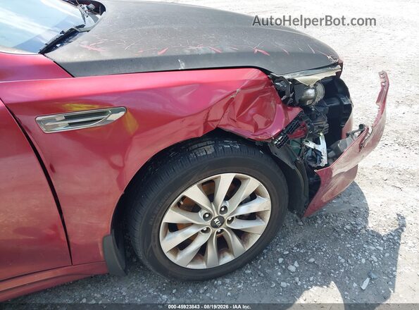 5XXGT4L35JG224979 2018 KIA OPTIMA Red 