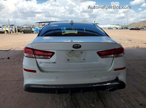 5XXGT4L35LG390633 2020 KIA OPTIMA White Հետևի տեսք