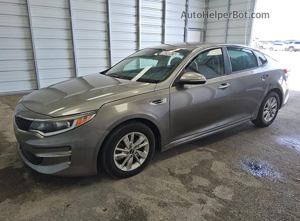 5XXGT4L36GG026243 2016 KIA OPTIMA Gray 