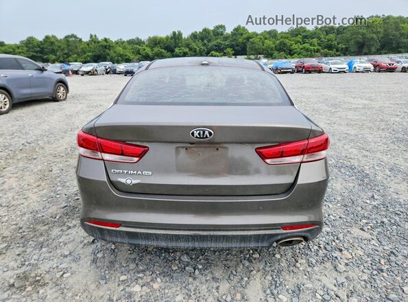 5XXGT4L36GG076088 2016 KIA OPTIMA Коричневый Вид сзади