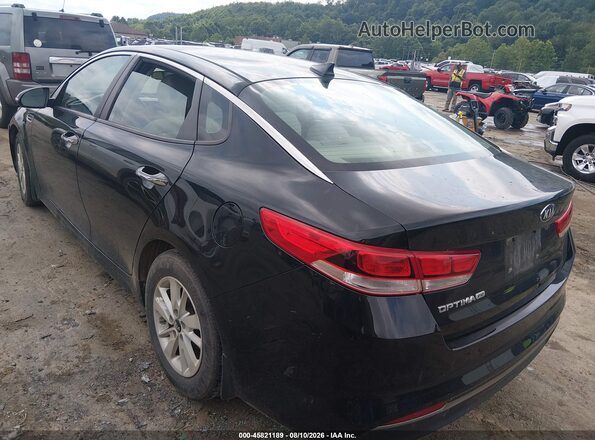 5XXGT4L36GG078357 2016 KIA OPTIMA Black Trasero izquierdo
