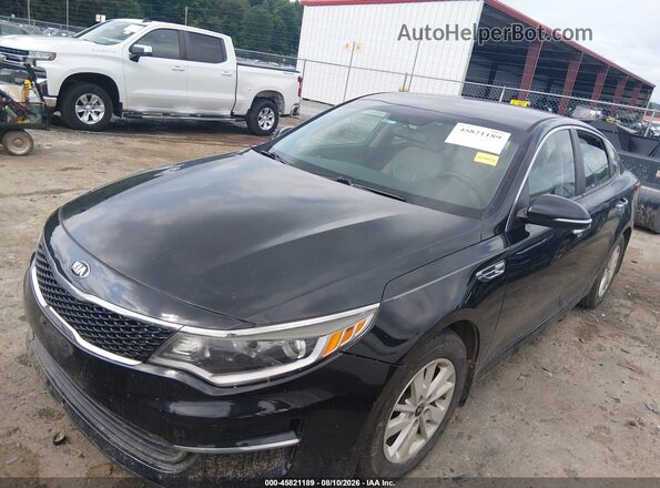 5XXGT4L36GG078357 2016 KIA OPTIMA Black Vista tres cuartos delantera izquierda