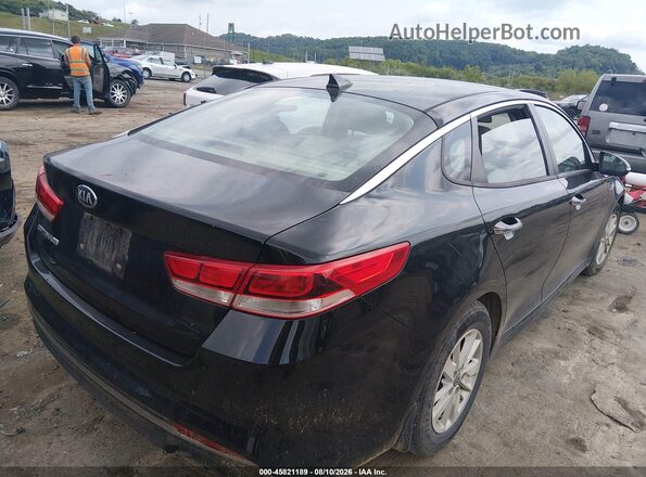 5XXGT4L36GG078357 2016 KIA OPTIMA Black Trasero derecho