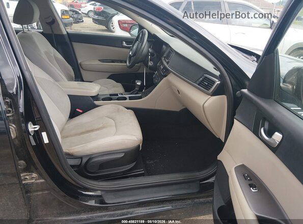 5XXGT4L36GG078357 2016 KIA OPTIMA Black Vista interior delantera
