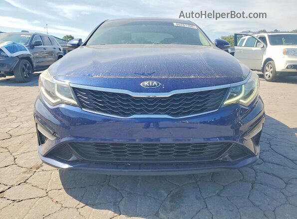 5XXGT4L36KG319908 2019 KIA OPTIMA Blue Front view