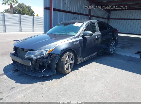 5XXGT4L36LG408136 2020 KIA OPTIMA Gray Vista tres cuartos delantera izquierda