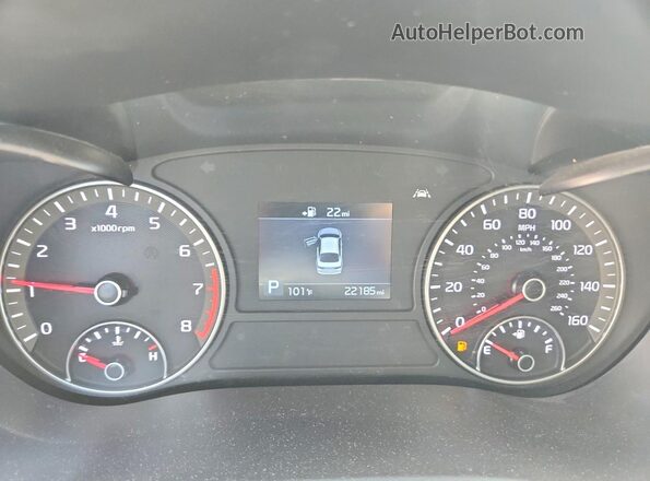 5XXGT4L36LG438320 2020 KIA OPTIMA Серый Вид щитка приборов