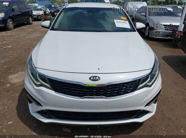 5XXGT4L37KG367448 2019 KIA OPTIMA White Widok wnętrza z tyłu