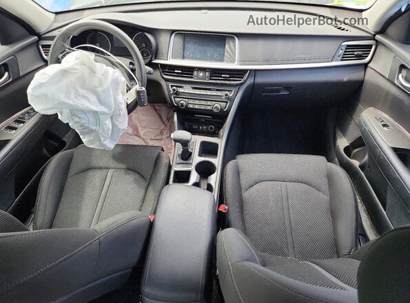 5XXGT4L37LG420358 2020 KIA OPTIMA Black Vista del salpicadero