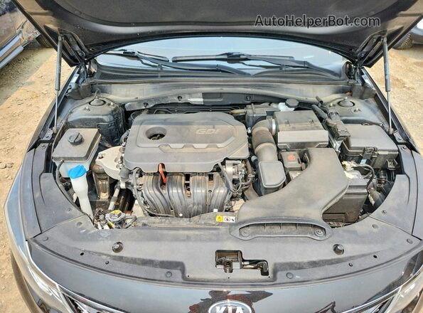 5XXGT4L37LG433384 2020 KIA OPTIMA Черный Вид задней части салона