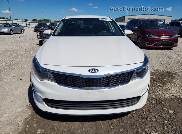 5XXGT4L38GG023943 2016 KIA OPTIMA White Вид спереду