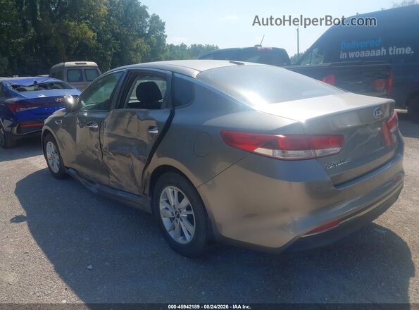 5XXGT4L38GG026809 2016 KIA OPTIMA Silver Tył lewy