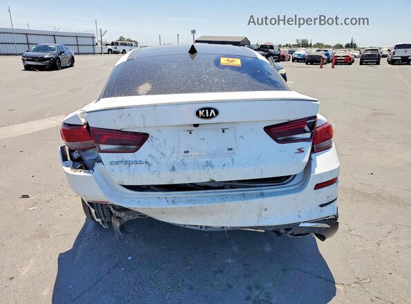 5XXGT4L38KG354059 2019 KIA OPTIMA Белый Вид сзади