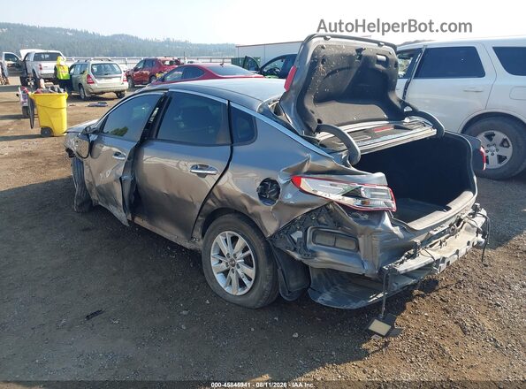 5XXGT4L39GG039424 2016 KIA OPTIMA Gray Rear left