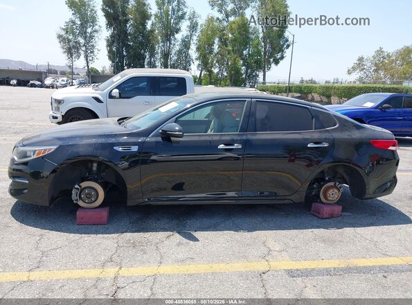 5XXGT4L39GG056045 2016 KIA OPTIMA Black Սալոնի հետևի տեսք