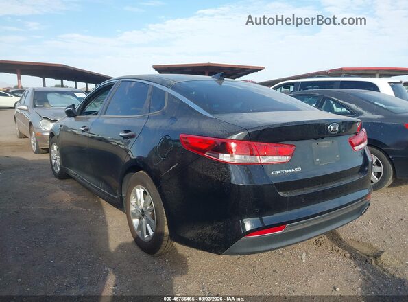 5XXGT4L39GG057261 2016 KIA OPTIMA Black Rear left