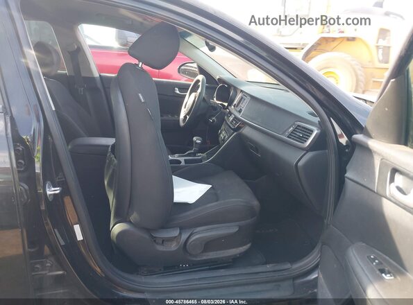 5XXGT4L39GG057261 2016 KIA OPTIMA Black Front interior view