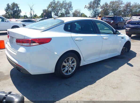 5XXGT4L39GG066459 2016 KIA OPTIMA White Задня права чверть