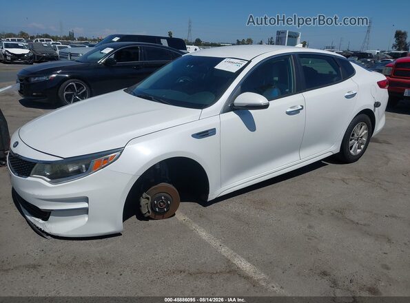 5XXGT4L39GG066459 2016 KIA OPTIMA White Передня ліва чверть