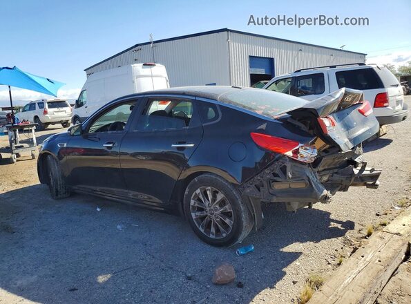 5XXGT4L39GG081821 2016 KIA OPTIMA Black Trasero izquierdo