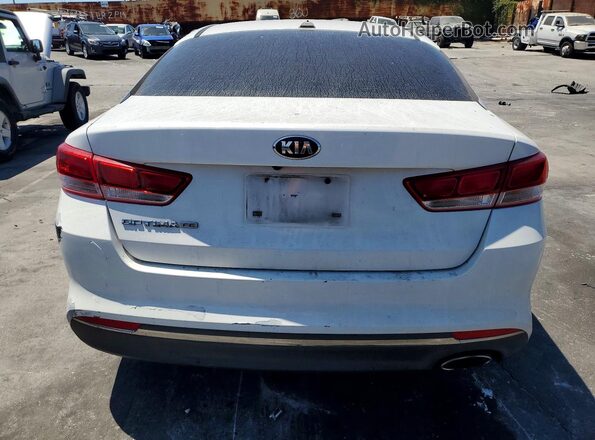 5XXGT4L39GG120973 2016 KIA OPTIMA White უკანა ხედი