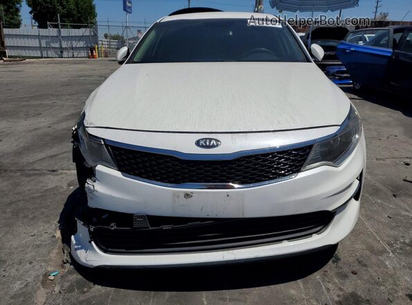 5XXGT4L39GG120973 2016 KIA OPTIMA White წინა ხედი