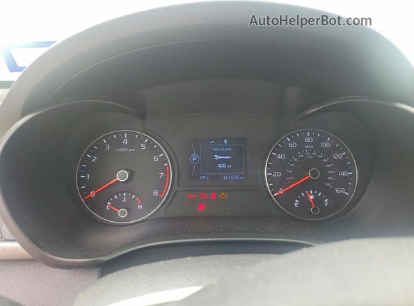 5XXGT4L39JG242501 2018 KIA OPTIMA Gray Widok zestawu wskaźników