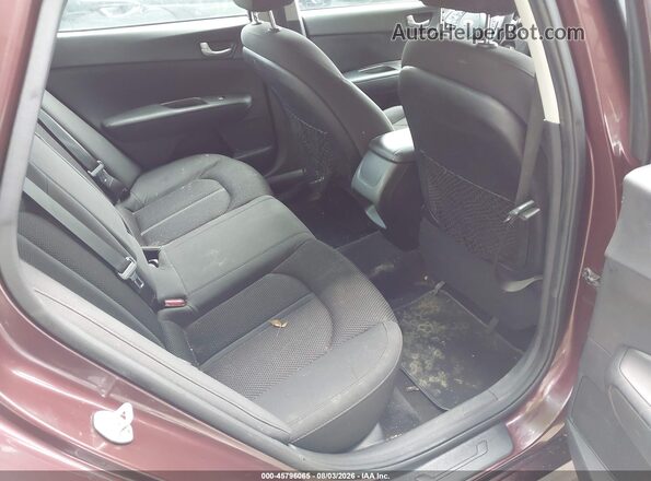 5XXGT4L39LG428672 2020 KIA OPTIMA Burgundy VIN კოდის სტიკერის ხედი