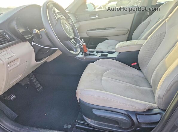 5XXGT4L3XGG024396 2016 KIA OPTIMA Gray წინა სალონის ხედი