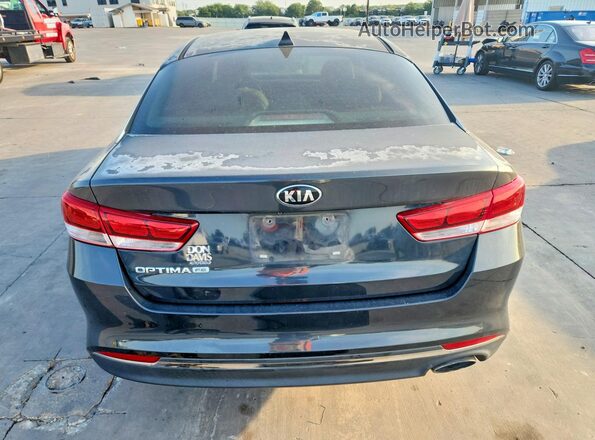 5XXGT4L3XGG024396 2016 KIA OPTIMA Gray უკანა ხედი