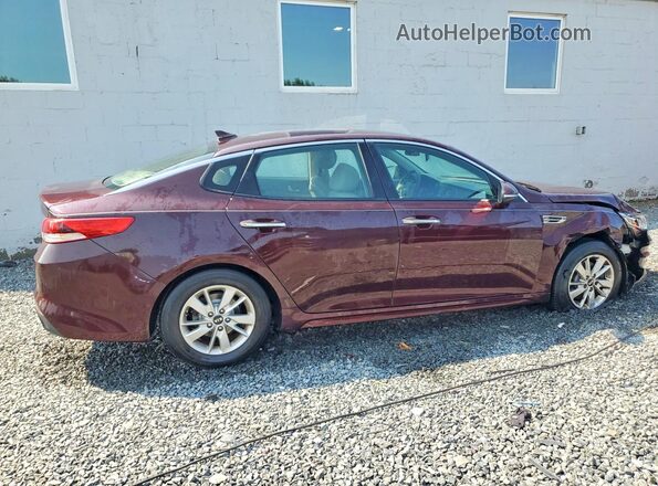 5XXGT4L3XGG037973 2016 KIA OPTIMA Maroon Trasero derecho