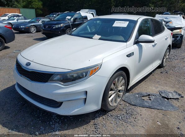 5XXGT4L3XGG060816 2016 KIA OPTIMA Белый Передняя левая четверть