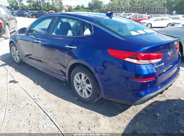 5XXGT4L3XKG279834 2019 KIA OPTIMA Blue Задня ліва чверть