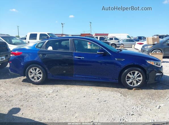 5XXGT4L3XKG279834 2019 KIA OPTIMA Blue Вид задньої частини салону