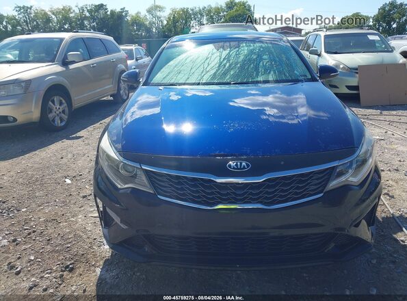 5XXGT4L3XKG279834 2019 KIA OPTIMA Blue Вид щитка приладів