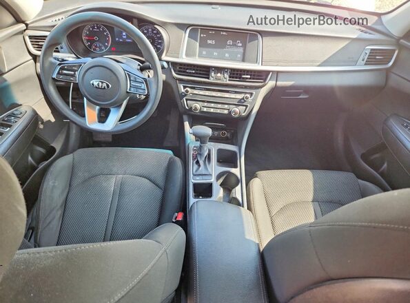 5XXGT4L3XKG297704 2019 KIA OPTIMA Silver Dashboard view